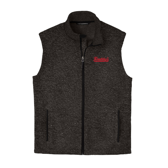 Men's Sweater Fleece Vest - Freddy's Frozen Custard