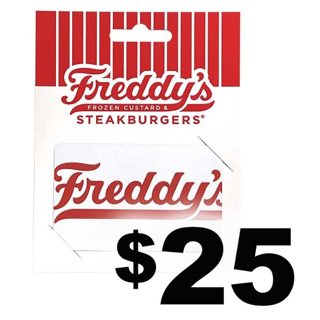 Freddy's Gift Card - $25