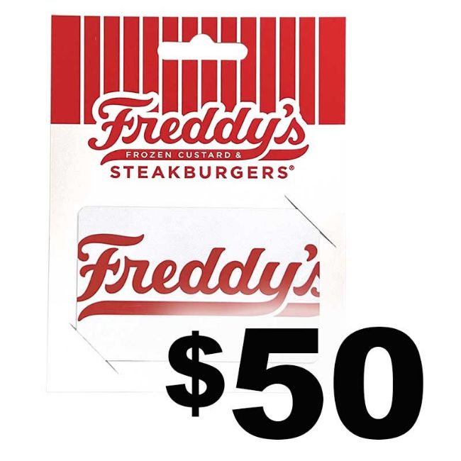 Freddy's Custard & Steakburger $25 Gift Card