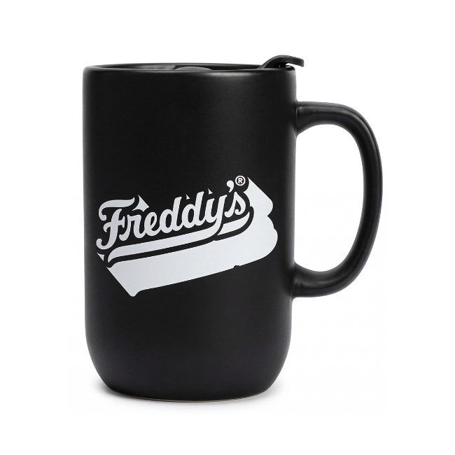14 oz Ceramic Mug with Lid