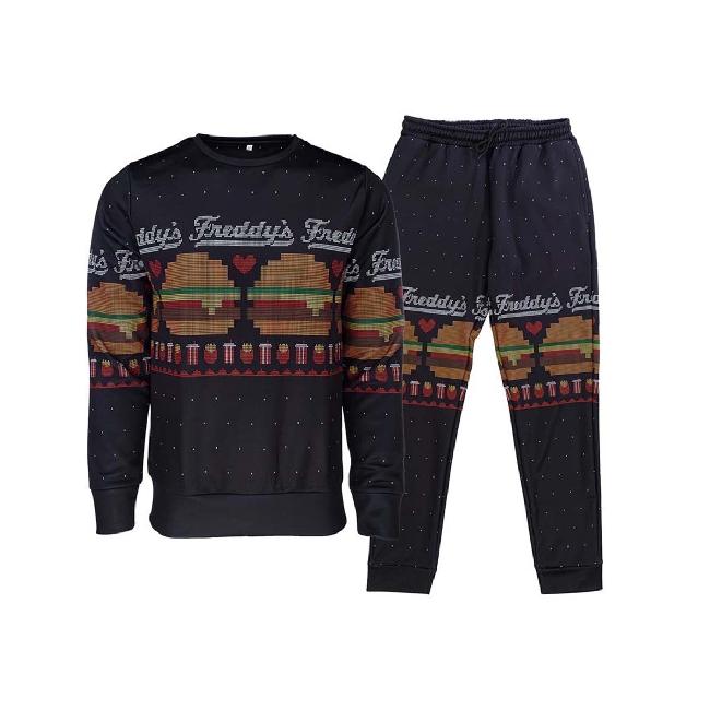 Freddy’s Festive Sweatsuit - Black