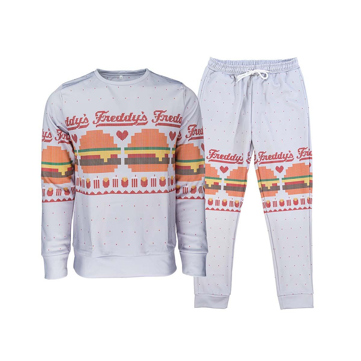 Freddy's Festive Sweatsuit - Grey - Freddy's Frozen Custard