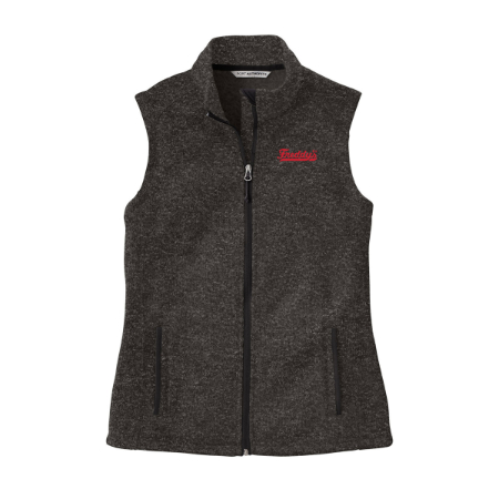 Ladies Sweater Fleece Vest