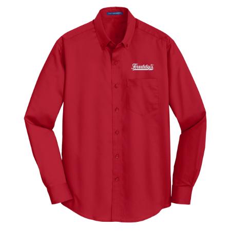 Mens Twill Button Up