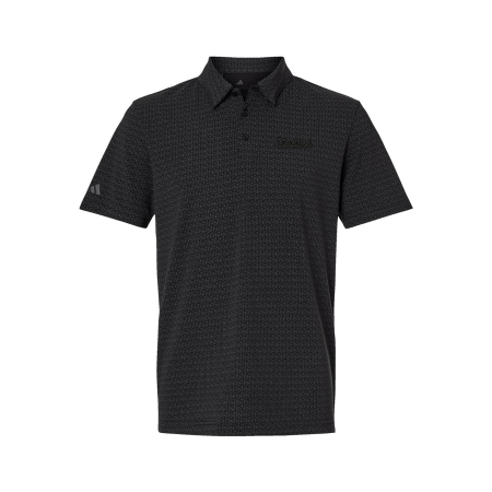 Men's Adidas Polo- Black Logo