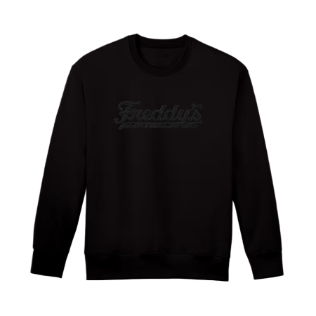 Unisex Black Crewneck