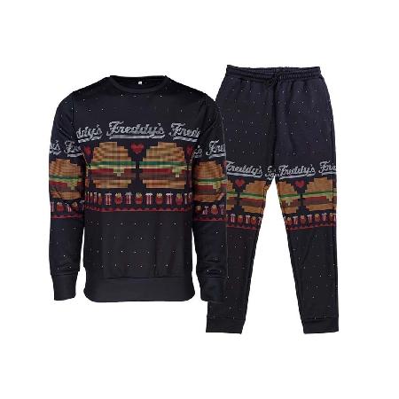 Freddy’s Festive Sweatsuit - Black