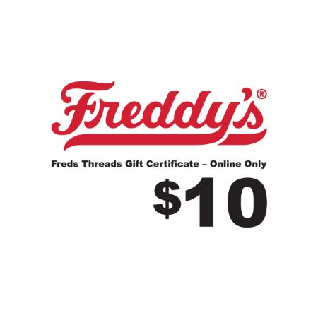 $10 Fred's Threads Gift Certificate - ONLINE ONLY