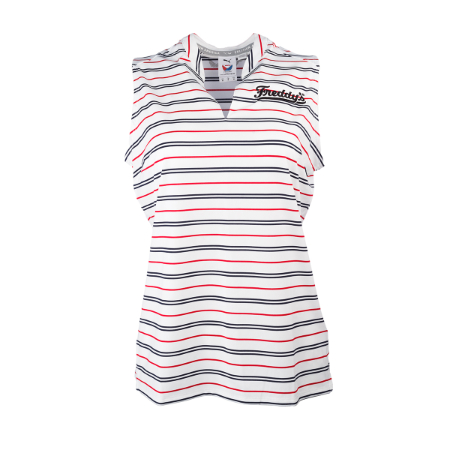 Puma® Ladies Volition Striped Sleeveless Polo
